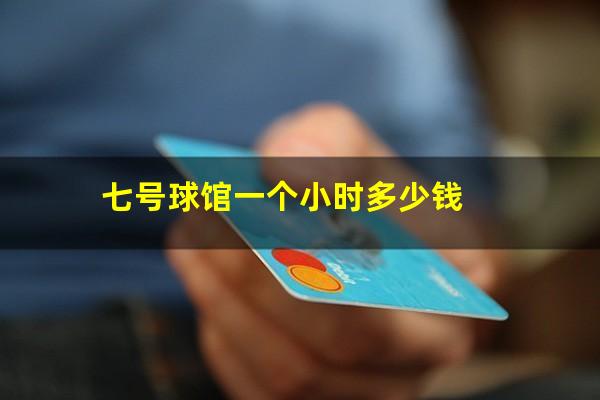 七号球馆一个小时多少钱