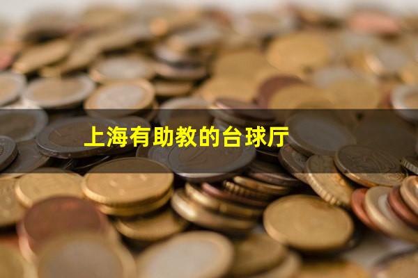 上海有助教的台球厅