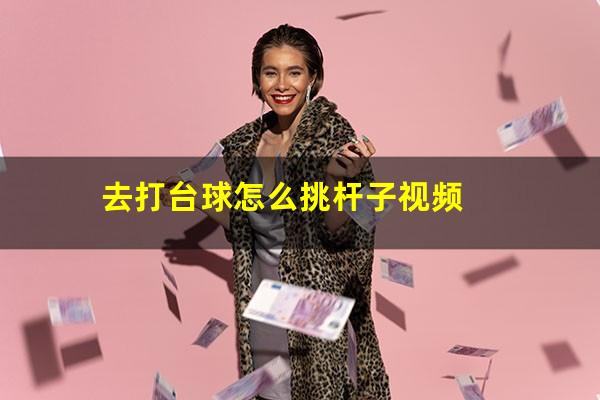 去打台球怎么挑杆子视频