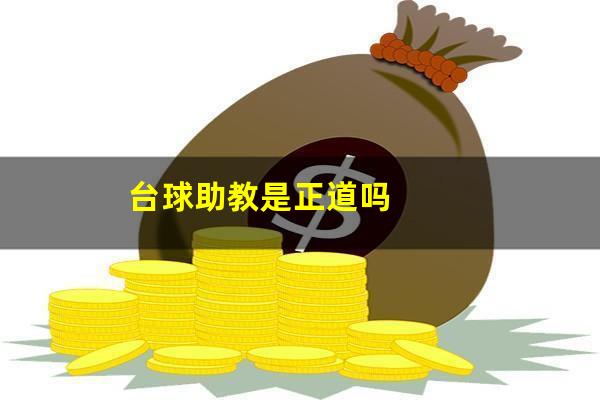 台球助教是正道吗