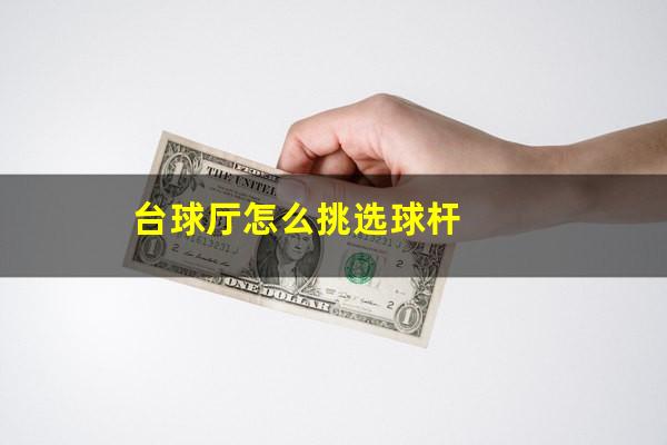 台球厅怎么挑选球杆