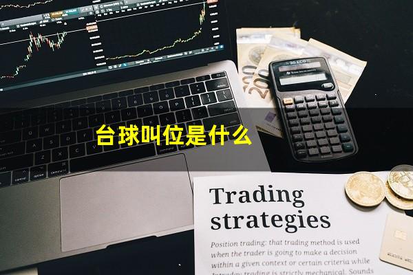 台球叫位是什么