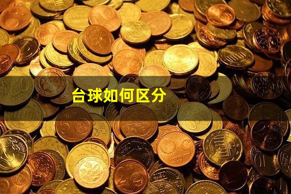 台球如何区分