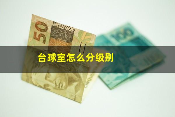 台球室怎么分级别