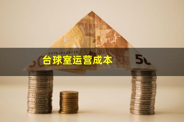 台球室运营成本