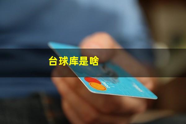 台球库是啥