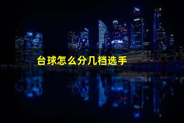 台球怎么分几档选手