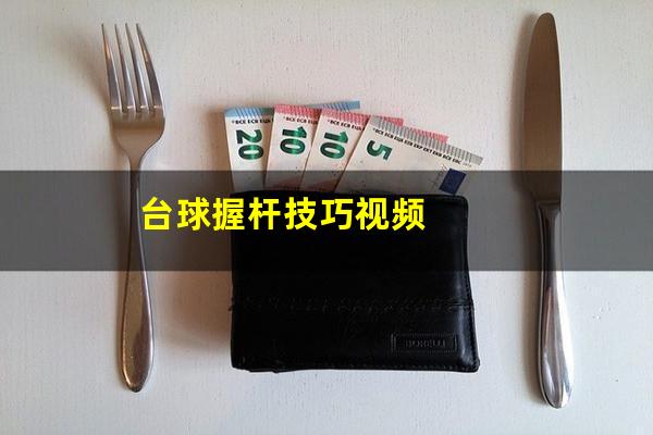 台球握杆技巧视频