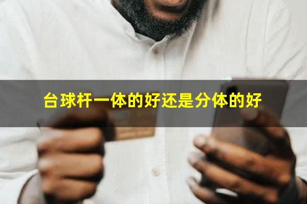 台球杆一体的好还是分体的好