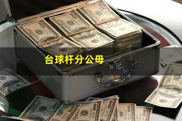 台球杆分公母