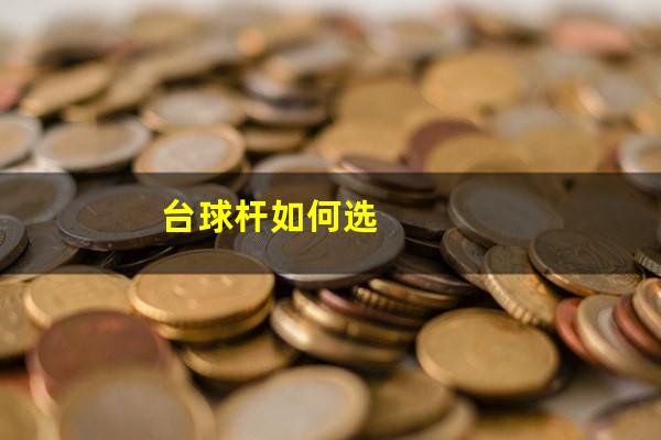 台球杆如何选