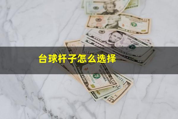 台球杆子怎么选择