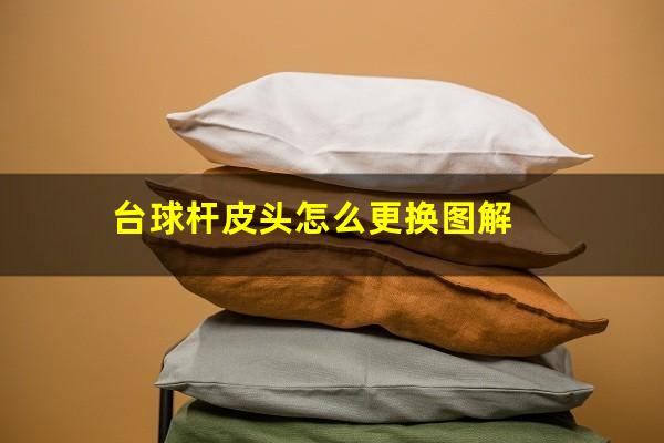 台球杆皮头怎么更换图解