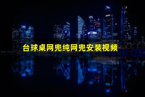 台球桌网兜纯网兜安装视频