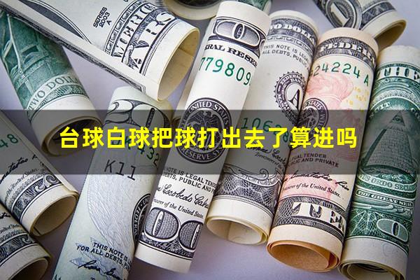 台球白球把球打出去了算进吗