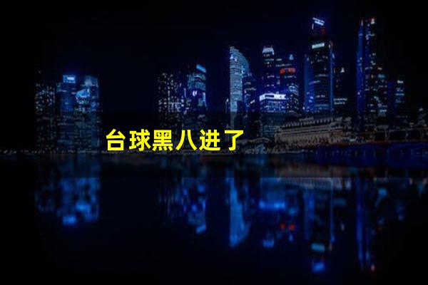 台球黑八进了