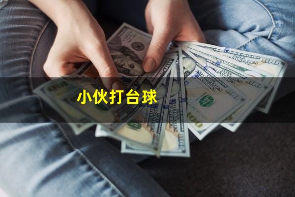 小伙打台球
