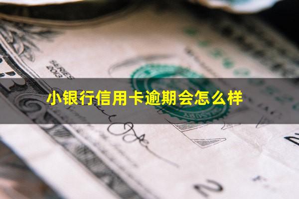 小银行信用卡逾期 小银行信用卡逾期会怎么样
