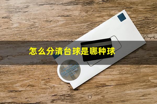 怎么分清台球是哪种球