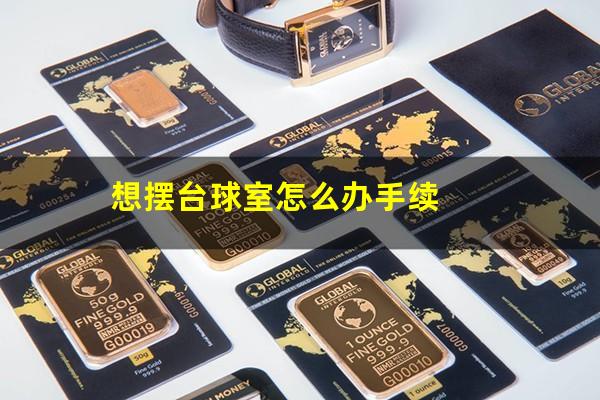 想摆台球室怎么办手续