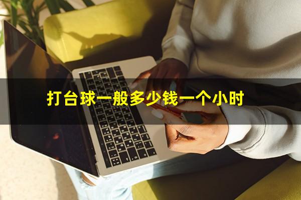 打台球一般多少钱一个小时