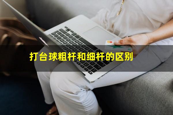 打台球粗杆和细杆的区别