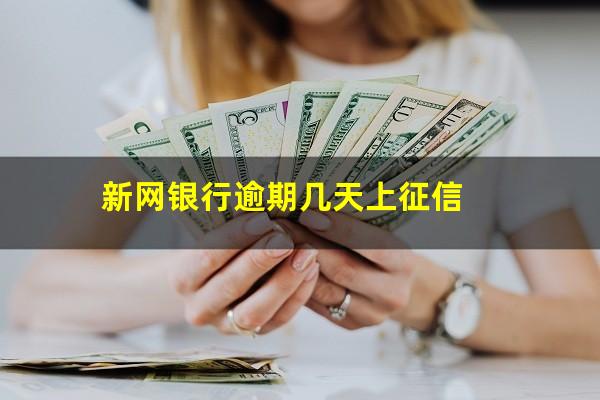 新网银行信用卡逾期 新网银行逾期几天上征信