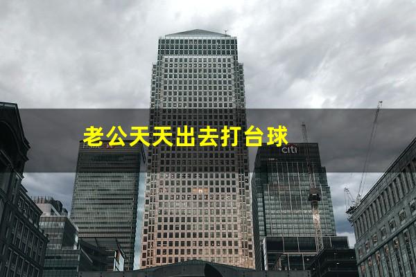老公天天出去打台球