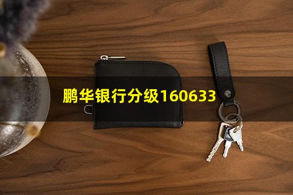 鹏华银行分级160633